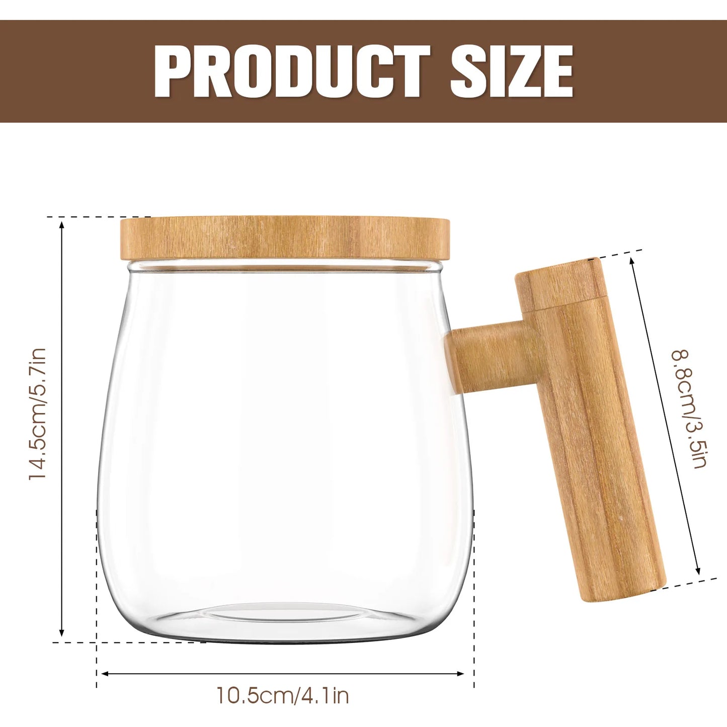 Self-Stirring Coffee Mug 400ml